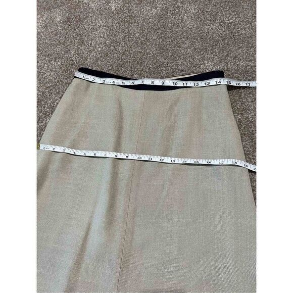 Boden women skirt viscose beige lined back zip size 6 - Picture 4 of 8